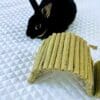 Timothy Hay Bendable Bridge Chew Toy for Rabbit, Chinchilla, Hamster, Guinea Pig and Small Animals. - Image 6