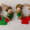 Hanging Christmas Timothy Hay and Rattan Rabbit Treats Rabbit, Chinchilla, Guinea Pig and Small Rodent