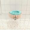 Hanging Wood Cage and Plush Bed for Guinea Pigs, Hamsters, and Small Rodents