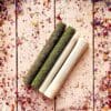 Sweet Bamboo Stick and Hay Stick Chew Treat for Rabbits, Gerbils, Hamster, and Guinea Pigs