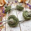 Timothy Hay Heart Cakes and Seagrass Rope Chew Hanging Cage Treat For Rabbit, Chinchilla, Hamster, Guinea Pig Small Animal