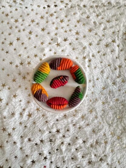 Timothy Hay Multi Color Gnocchi Treat Rabbit Treat, Chinchilla Treat, Hamster Treat, Guinea Pig Treat, Gerbil, Rat and Small Animal Treat