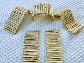 Sweet Bamboo Chew Treat. Bendable Bridge Rabbit Treat, Chinchilla Treat, Hamster Treat, Guinea Pig Treat, Gerbil Treat, and Small Animal