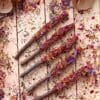 Apple Sticks Forage Mix and Gourmet Treat - Infused with real Jasmine, Rose Petals, Calendula, and Myosotis (Forget-Me-Not) Rabbit Treat.