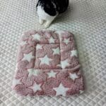 Bunny Flop and Loaf Rabbit Bed Pad and Cuddle Cushion for Bunny Rabbits, Guinea Pigs, Hamsters and Small Animals.