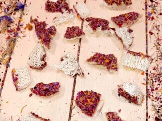 Loofah Floral Mix Mini Bites Treat for Rabbits, Hamsters, Chinchillas, Guinea Pigs and Small Animals