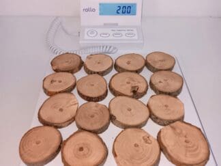 Apple Wood Coin Slices Chew Treat for Rabbit, Chinchilla, Hamster, Guinea Pig and Small Animals.