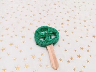 Lollipop Loofah Fruit and Veggie Fusion Rabbit Chew Treat. Rabbit Treat, Chinchilla Treat, Hamster Treat, Guinea Pig Treat
