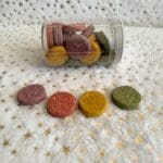 Timothy Hay Multi Color Round Cake Treat for Rabbit, Chinchilla, Hamster, Guinea Pig and Small Animals.
