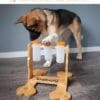 Interactive Wooden Dog Snack Dispenser Feeder Puzzle Toy - Image 4